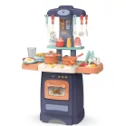  Mama Kiddies Effluent Kitchen Set bucătărie copii 29 piese, culoare albastru