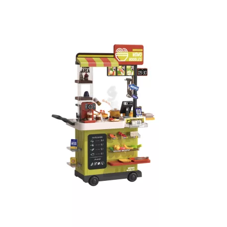 Mama Kiddies Stand Fast Food 82 piese, înălțime 102 cm, culoare verde