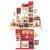 Mama Kiddies Bucătărie interactivă „Spraying Kitchen” – set de 121 piese, înălțime 103 cm, cu efecte de lumină și sunet, culoare roșie