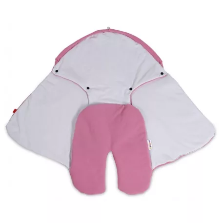 Sac de dormit universal Nellys Baby din bumbac organic pentru cărucior - de culoare bej