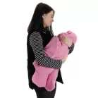 Sac de dormit universal Nellys Baby din bumbac organic pentru cărucior - de culoare bej