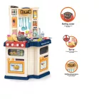 Bucătărie de joacă Mama Kiddies Talented Chef de 67 piese, în culoare albastru