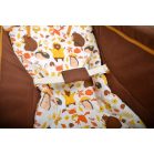 Incababy leagăn bebe în culoare maro cu imprimeu funny forrest