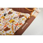 Incababy leagăn bebe în culoare maro cu imprimeu funny forrest