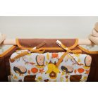 Incababy leagăn bebe în culoare maro cu imprimeu funny forrest