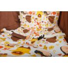 Incababy leagăn bebe în culoare maro cu imprimeu funny forrest