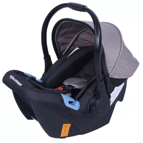 Mama Kiddies Luxury Travel System babakocsi babahordozóval bézs színben + ajándék lábzsák