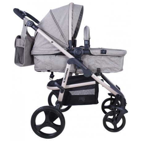 Mama Kiddies Coffee Jeans 3az1-ben babakocsi kiegészítőkkel bézs színben + Ajándék