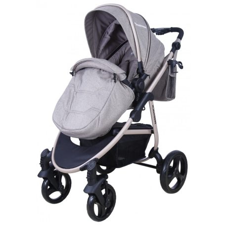 Mama Kiddies Coffee Jeans 3az1-ben babakocsi kiegészítőkkel bézs színben + Ajándék