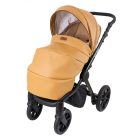 Cărucior multifuncțional 3în1 Mama Kiddies Legend Collection piele ecologică, culoare bej + cadou