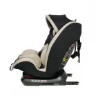 Scaun auto sigur ISOFIX rotativ în 360° Mama Kiddies Rotary Protect GT (0-36 kg) bej cu copertină cadou (certificat TUV)