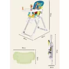Mama Kiddies Animal béka mintás multifunkciós etetőszék + Ajándék