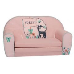   Fotoliu dublu pentru copii Mama Kiddies Premium extensibil – Doe Forest