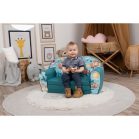 Fotoliu dublu pentru copii Mama Kiddies Premium extensibil – Clown Fish