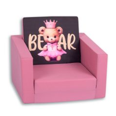   Mama Kiddies canapea extensibilă pentru o persoană – Bear Princess