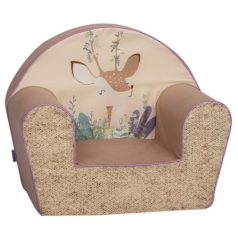 Mama Kiddies fotoliu premium pentru bebeluși - Beige Bambi