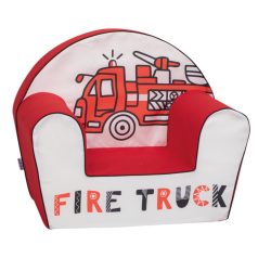 Fotoliu premium pentru copii Mama Kiddies – Fire On Truck