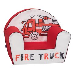 Fotoliu premium pentru copii Mama Kiddies – Fire On Truck