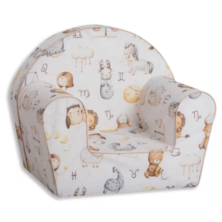Mama Kiddies fotoliu premium pentru bebeluși – Animals All – Over