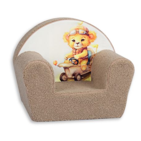 Fotoliu premium pentru copii Mama Kiddies – Sherpa Bear