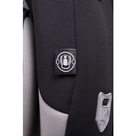 Mama Kiddies Angel Wings (9-25 Kg) autósülés protektorral fekete-szürke