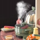 Set bucătărie de jucărie Modern Kitchen, înălțime 63 cm, cu 38 accesorii, culoare portocaliu
