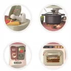 Bucătărie de jucărie Home Kitchen, 62 cm, cu 29 accesorii – culoare olive