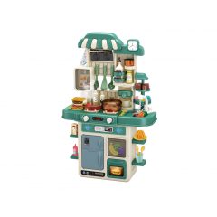   Mama Kiddies Kitchen Multi-Function Set de băcătărie verde pentru copii, de 48 piese