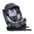 Scaun auto Mama Kiddies iSize Journey rotativ 360° cu ISOFIX (40–150 cm) culoare gri, cu parasolar cadou