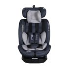Scaun auto Mama Kiddies iSize Journey rotativ 360° cu ISOFIX (40–150 cm) culoare gri, cu parasolar cadou