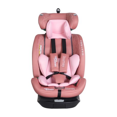 Scaun auto Mama Kiddies iSize Journey rotativ 360° cu ISOFIX (40–150 cm) culoare gri, cu parasolar cadou