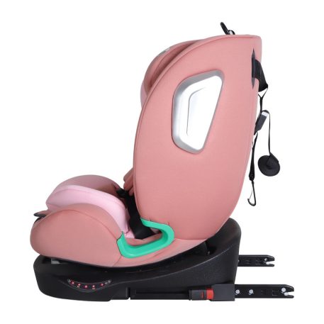 Scaun auto Mama Kiddies iSize Journey rotativ 360° cu ISOFIX (40–150 cm) culoare gri, cu parasolar cadou