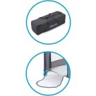 Baby Mix tengerkék bagoly mintás fix utazóágy