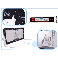 Barieră protecție pat 120 cm negru