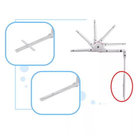 Barieră protecție pat 120 cm negru
