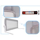 Barieră protecție pat 120 cm gri