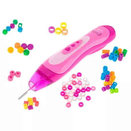 Set pentru împletit părul cu mărgele (78 de mărgele)