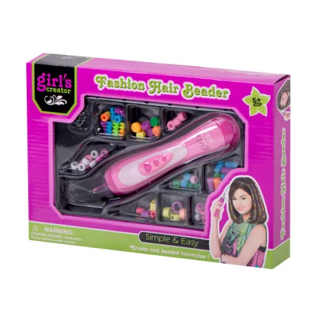 Set pentru împletit părul cu mărgele (78 de mărgele)