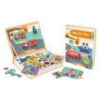 Puzzle magnetic portabil – vehicule