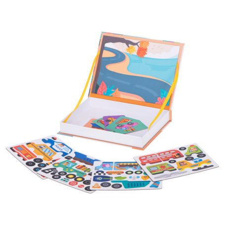 Puzzle magnetic portabil – vehicule