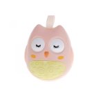 Jucărie distractivă cu bufniță, în culoare roz