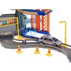 Garaj parcare pe patru etaje cu lift de jucărie + 6 mașinuțe