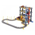 Garaj parcare pe patru etaje cu lift de jucărie + 6 mașinuțe