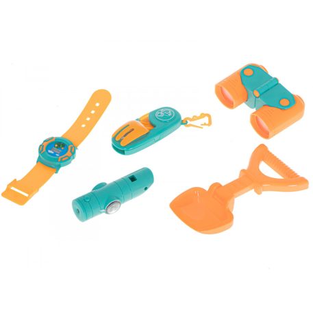 Cort de camping pliabil de jucărie cu accesorii