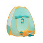 Cort de camping pliabil de jucărie cu accesorii