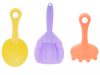 Set jucării de nisip în culori pastelate, 14 piese