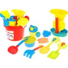 Set jucării pentru nisip în culori vii