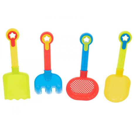 Set jucării pentru nisip în culori vii