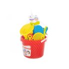 Set jucării pentru nisip în culori vii