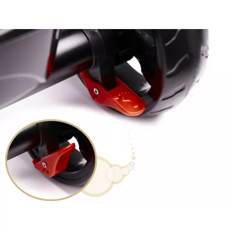 Fix Lite 3în1 tricicletă cu mâner pentru părinte și suport pentru picioare în culoare albastru  (scaun rotativ în 360°)